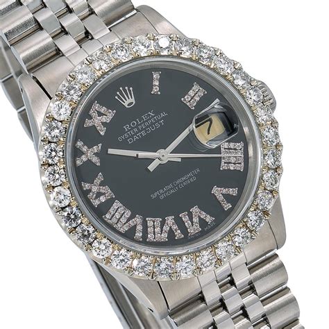 rolex oyster datejust 36mm diamond bezel oyster band|datejust 36 oyster mm oystersteel.